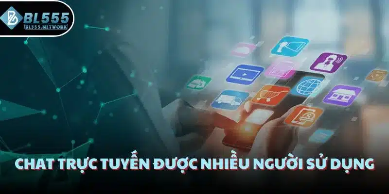Chat trực tuyến được nhiều người sử dụng